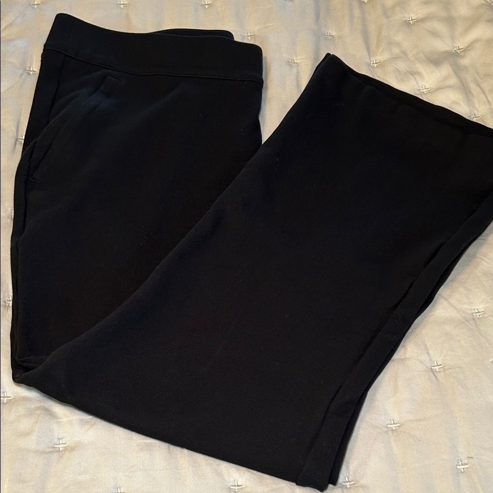 Universal Standard pull-on Pointe Black Boot Cut Casual Pants - Picture 4 of 6